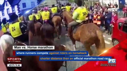 #WTFACTS: Man vs. Horse marathon