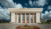 Concert Hall Building Administrative And Business Center. Kazakhstan - by Timelapse4K