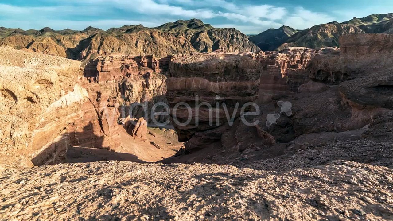 Shadow Play In Charyn Grand Canyon At Sunset by Timelapse4K - Hive