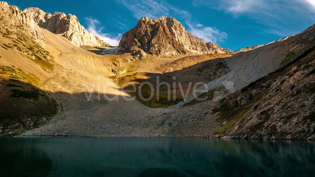 Splashes Of Water In a Mountain Lake The Gorge Sayramsu, Kazakhstan by Timelapse4K