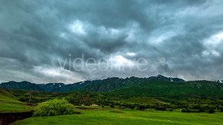 Storm Clouds Over The Mountains Akmechet by Timelapse4K - Hive