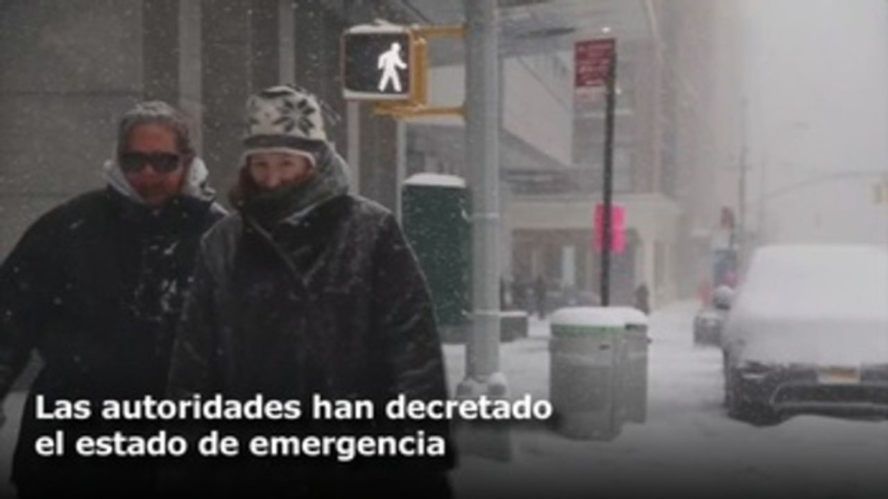 Fuerte tormenta de nieve castiga Nueva York