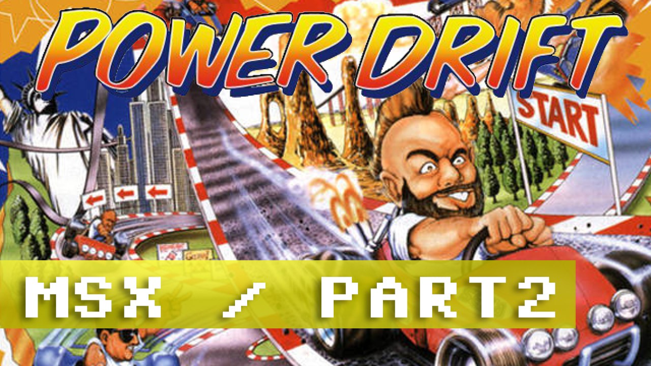 [Longplay PART 2/2] Power Drift - MSX