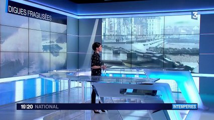 Tempête Eleanor : des digues fragilisées sur le littoral
