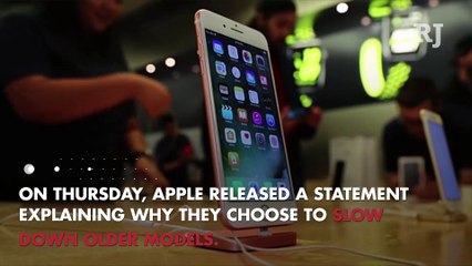 Apple Admits it Slows Down Older iPhone Models