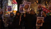 باريس: مسيرة من أجل إطلاق سراح الفلسطينية عاهد التميمي