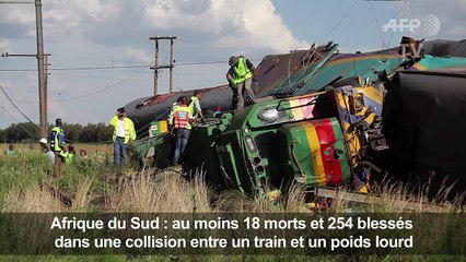 Afrique du Sud: collision entre un train et un camion, 18 morts