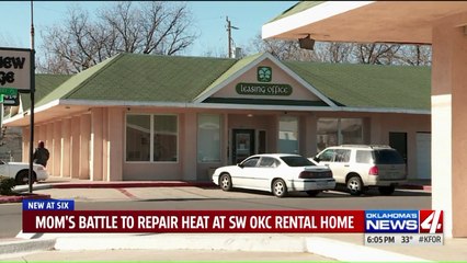 Oklahoma Mom Says She's Been Left in the Cold by Her Landlord