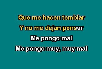 Timbiriche - Me pongo mal (Karaoke)