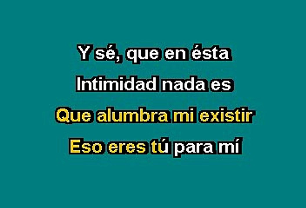 Timbiriche - Yo por ti (Karaoke)