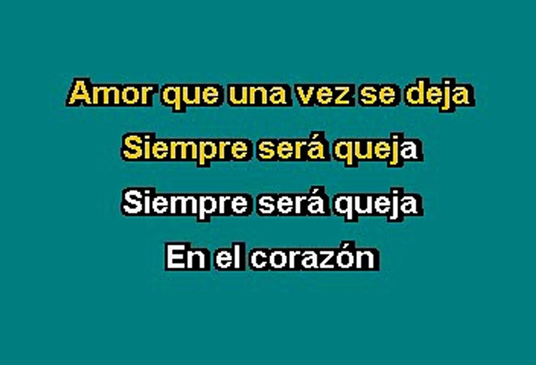 Ya no vuelvas conmigo - Sonia Lopez (Karaoke)