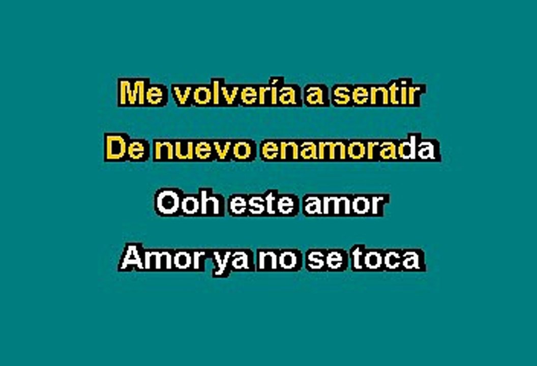 Yuri - Este amor ya no se toca (Karaoke)