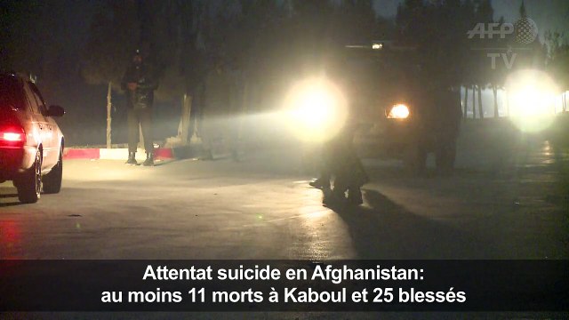 Attentat suicide en Afghanistan: au moins 11 morts à Kaboul