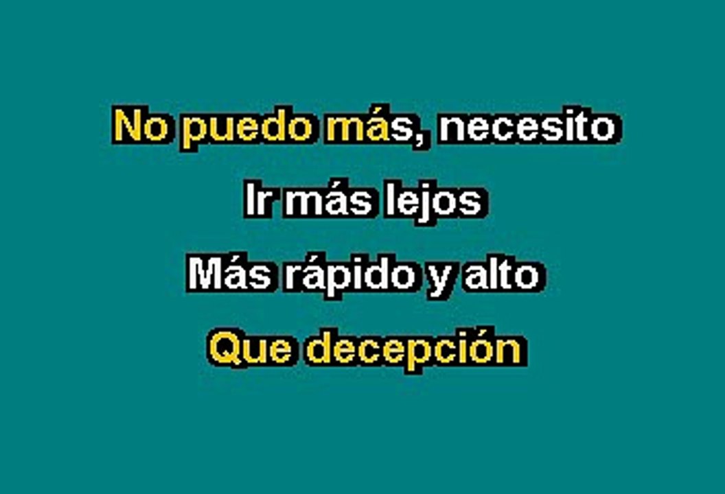 Yuri - No puedo más (Karaoke)