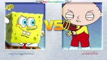 SpongeBob SquarePants VS Stewie Griffin From The Family Guy Series In A MUGEN Match / Battle