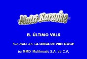 El Último Vals - La Oreja de Van Gogh (Karaoke)