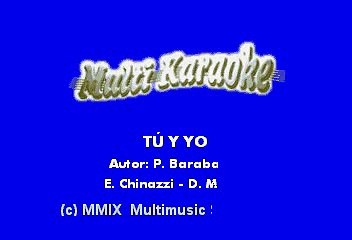 Emmanuel - Tu y yo (Karaoke)