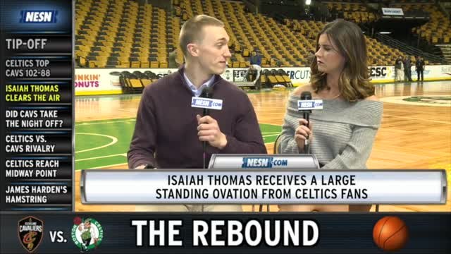 Isaiah Thomas Receives Great Reaction In Return To TD Garden