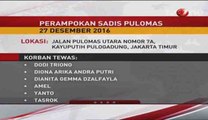 Daftar Korban Perampokan dan Penyekapan di Pulomas