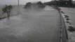 Road Closed by Floodwaters as Heavy Rain Drenches Auckland