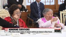President Moon invites victims of Japanese wartime sex slavery to Blue House
