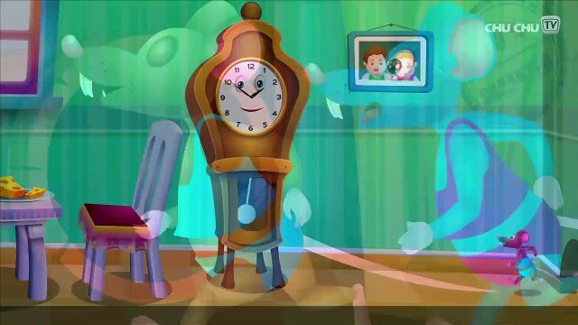Hickory Dickory Dock Nursery Rhyme With Lyrics - Cartoon Animation Rhymes & Songs for Children-t0U-1