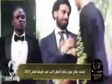 لحظه استلام محمد صلاح جائزه افضل لاعب في افريقيا