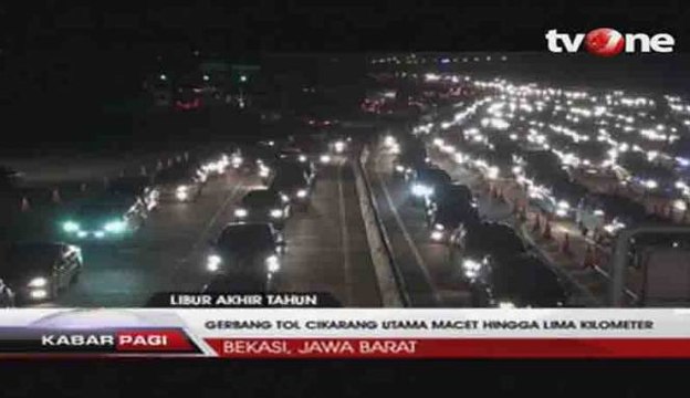 Arus Balik Libur Natal, Tol Cikarang Utama Macet Hingga 5 Km