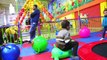Indoor Playground Fun for Family and Kids with slides Horse Toys-