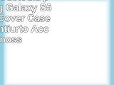 Alienwork Custodia per Samsung Galaxy S5 Supporto Cover Case Bumper antiurto Acciaio