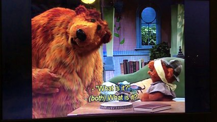 Bear inthe big blue house playing the game called what is it?