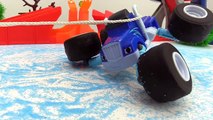 ICE CRASH! - Monster Trucks Toy Trucks videos for kids - Toy cars story f
