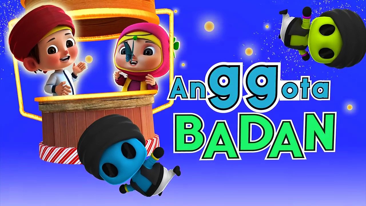 Nursery Ryhmes - Anggota Badan 4 Bahasa - Iman & Sara