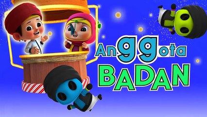 Nursery Ryhmes - Anggota Badan 4 Bahasa - Iman & Sara