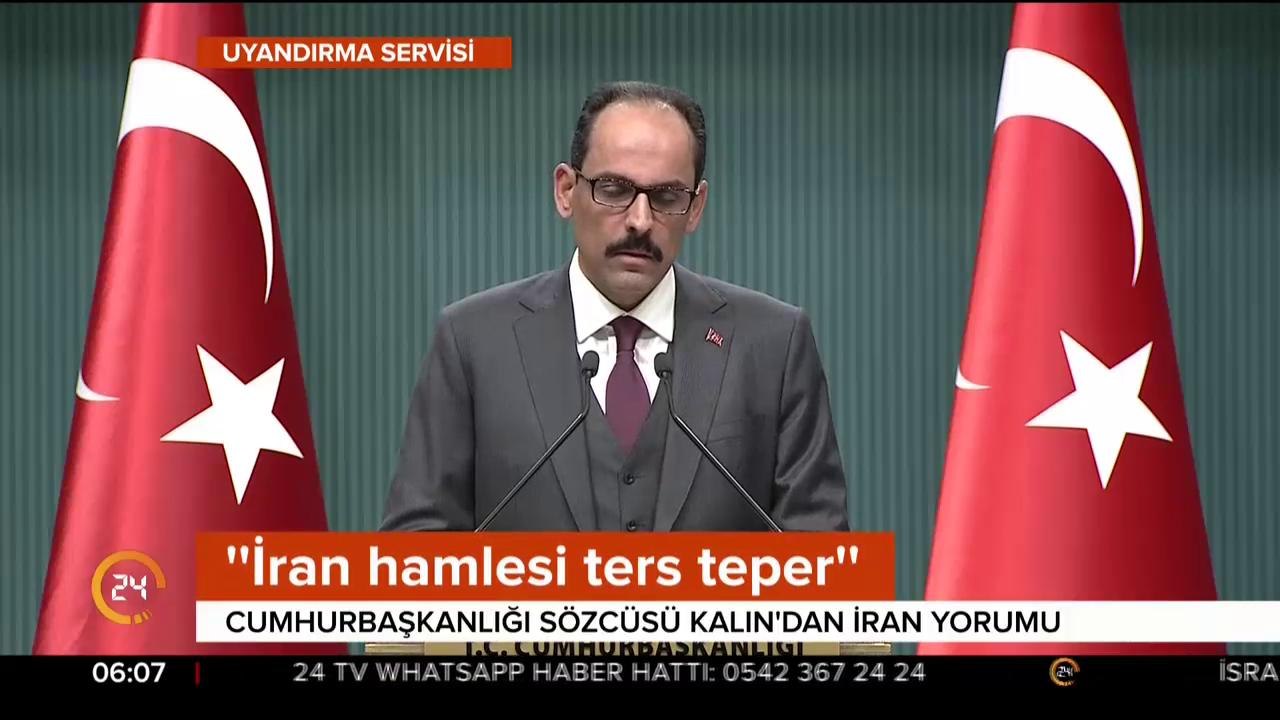 "İran'a dış müdahaleye karşıyız"