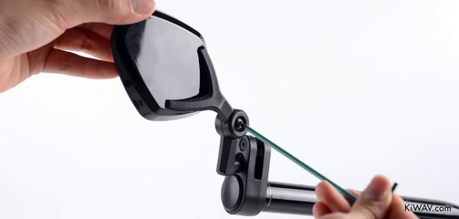 Bar End Mirrors Petal Black for Bicycle Handlebar 7_8 Magazi | KiWAV