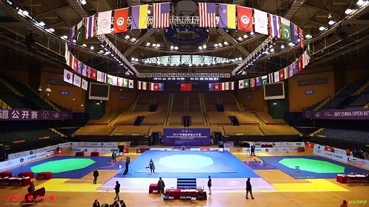 2017 China Open Group Poomsae，Young Junior 1st，Dragon Kids，2017 中国跆拳道公开赛 团体品势 少年组 冠军 龙拳小子 林秋楠 文志 董靖坤
