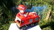 Big fire truck rushes to the fire ALCOVE IS ON FIRE Extinguishing fire Cars for kids  Play toys-pp
