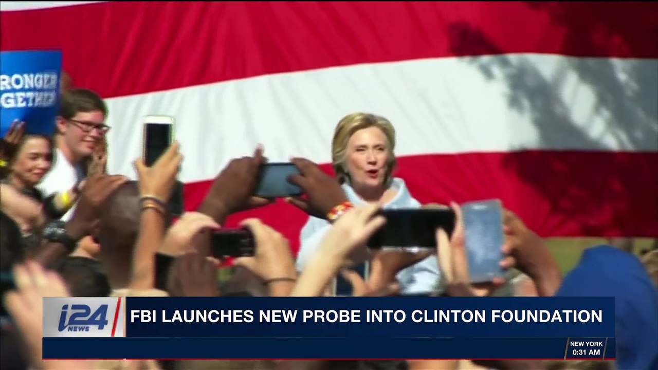 i24NEWS DESK | FBI launches new probe into Clinton Foundation | Friday, January 5th 2018