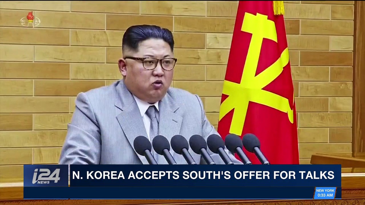 i24NEWS DESK | N.Korea accepts South's offer for talks | Friday, January 5th 2018