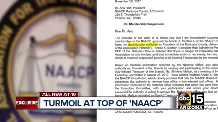 NAACP’s Maricopa County president suspended