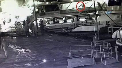 Üsküdar’da olta terörü kamerada