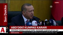 Cumhurbaşkanı Erdoğan'dan ABD'deki kumpas kararına sert  tepki: Çelişkilerle dolu bir karar