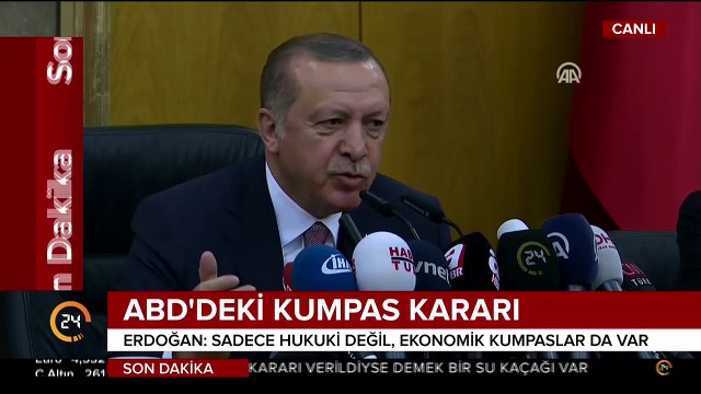 Cumhurbaşkanı Erdoğan'dan ABD'deki kumpas kararına sert tepki: Çelişkilerle dolu bir karar