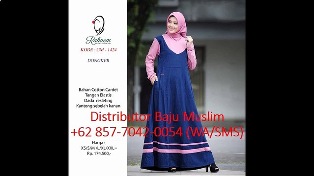 WA: 0857-7042-0054, model gamis brokat terbaru