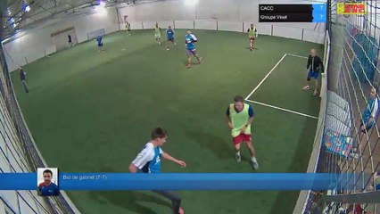 But de gabriel (7-7) - CACC Vs Groupe Vinet - 04/01/18 19:00 - LIGUE 4 - Poitiers Game Parc