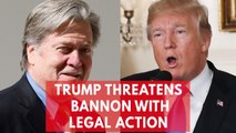 Trump Bannon row: President says ex-ally 'changed his tune pretty quick'