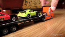 Car Trailer Transporting Small Toy Cars for Kid