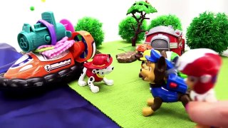 HEDGEHOGS FIRE! Paw Patrol Stories - Toy trucks videos for kids. Children's toy car videos
