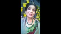 Last Message of Zubaida Appa l Zubaida Appa passed away